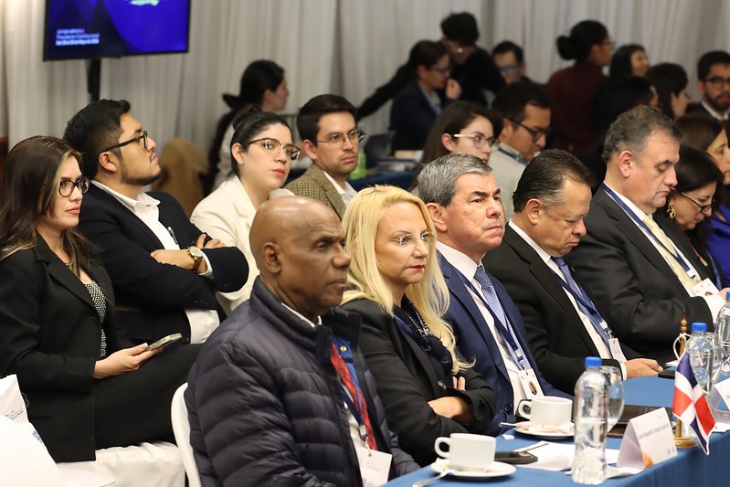 Los aportes de las altas cortes al Ius Constitutionale Comune», primer panel de la XV Conferencia Iberoamericana de Justicia Constitucional.